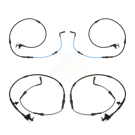 Front Rear Brake Pads Wear Sensor (4 Pack) For Jaguar XE XF KSE-100132