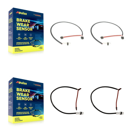 Front Rear Brake Pads Wear Sensor (4 Pack) For Porsche 911 with Steel Rotor KSE-100150