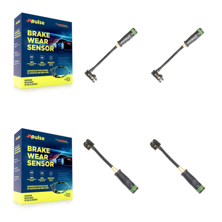 Front Rear Brake Pads Wear Sensor (4 Pack) For Sprinter 3500 Mercedes-Benz Dodge 2500 KSE-100163