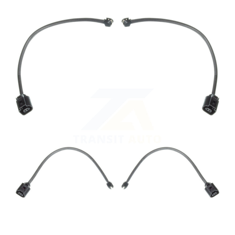 Front Rear Brake Pads Wear Sensor (4 Pack) For Porsche Cayenne Panamera with Harness KSE-100180