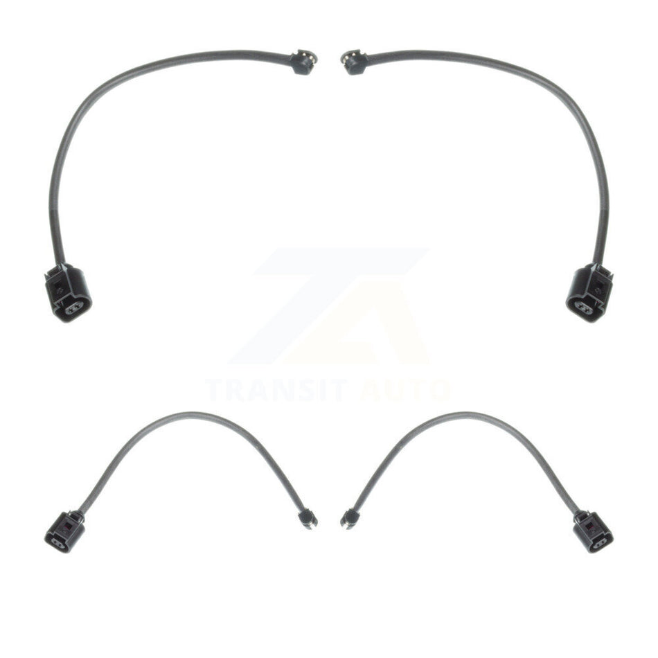 Front Rear Brake Pads Wear Sensor (4 Pack) For Porsche Cayenne Panamera with Harness KSE-100180