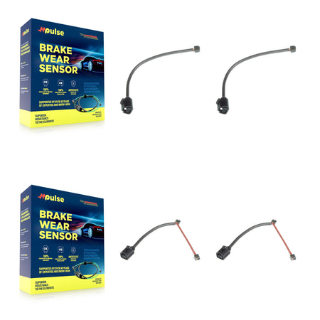 Front Rear Brake Pads Wear Sensor (4 Pack) For Porsche 718 Cayman Boxster KSE-100181