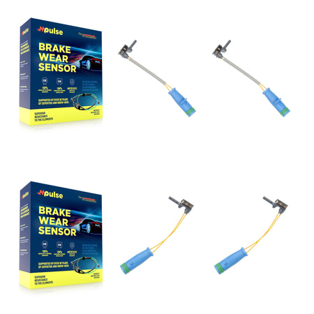 Front Rear Brake Pads Wear Sensor (4 Pack) For Mercedes-Benz E53 AMG CLS53 SL63 SL55 SL43 KSE-100227