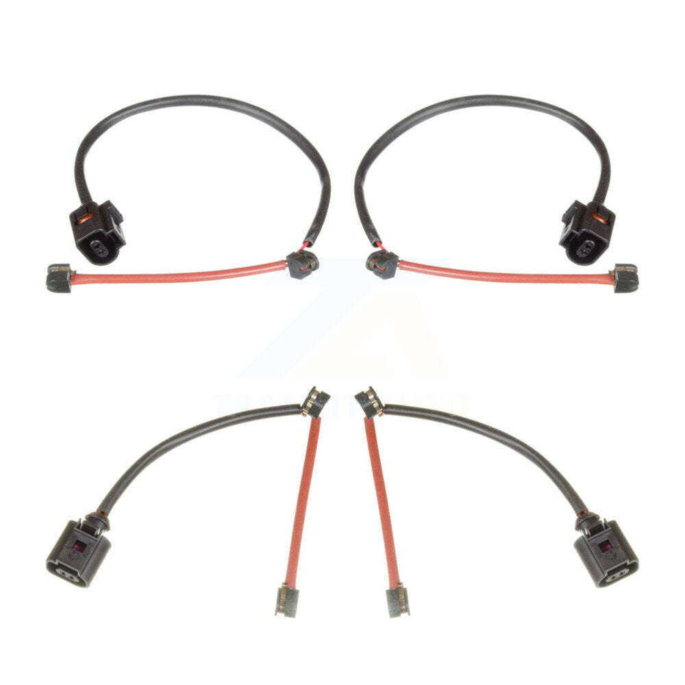 Front Rear Brake Pads Wear Sensor (4 Pack) For Porsche Cayenne KSE-100238