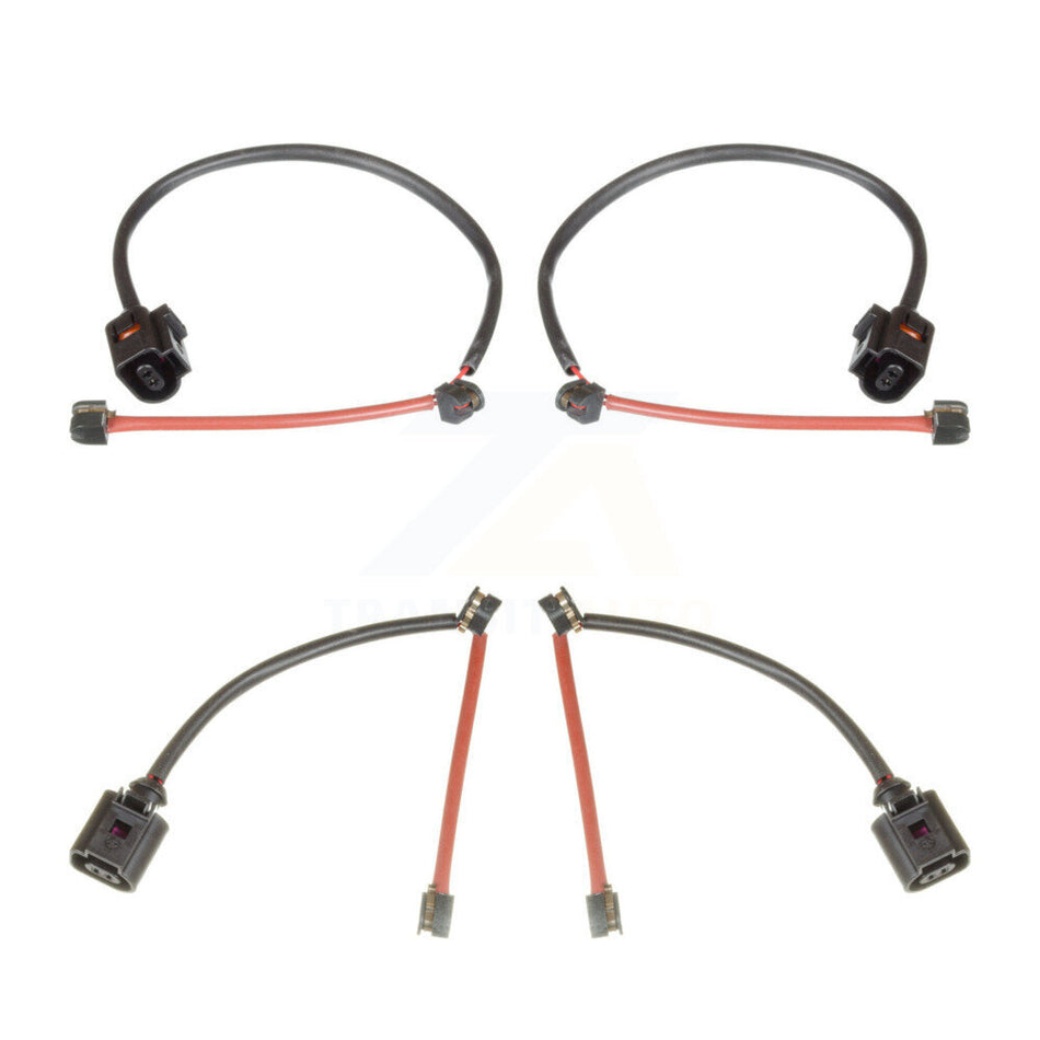 Front Rear Brake Pads Wear Sensor (4 Pack) For Porsche Cayenne KSE-100238