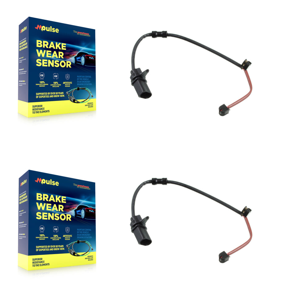 Rear Brake Pads Wear Sensor (2 Pack) For Audi S8 with Ceramic Composite KSE-100268