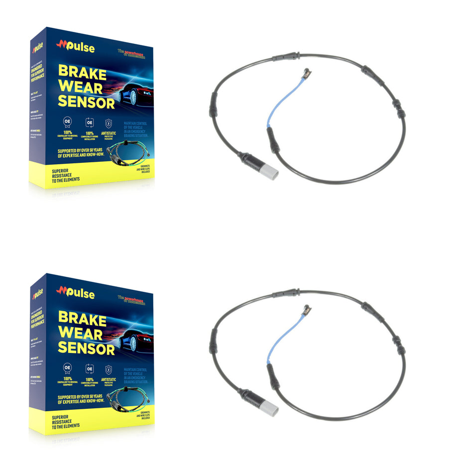 Rear Brake Pads Wear Sensor (2 Pack) For BMW 535i xDrive 528i 550i 535d 650i Gran Coupe 5 KSE-100304