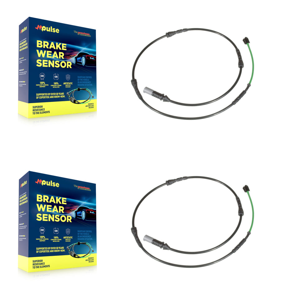 Rear Brake Pads Wear Sensor (2 Pack) For BMW 535i GT xDrive 550i KSE-100313