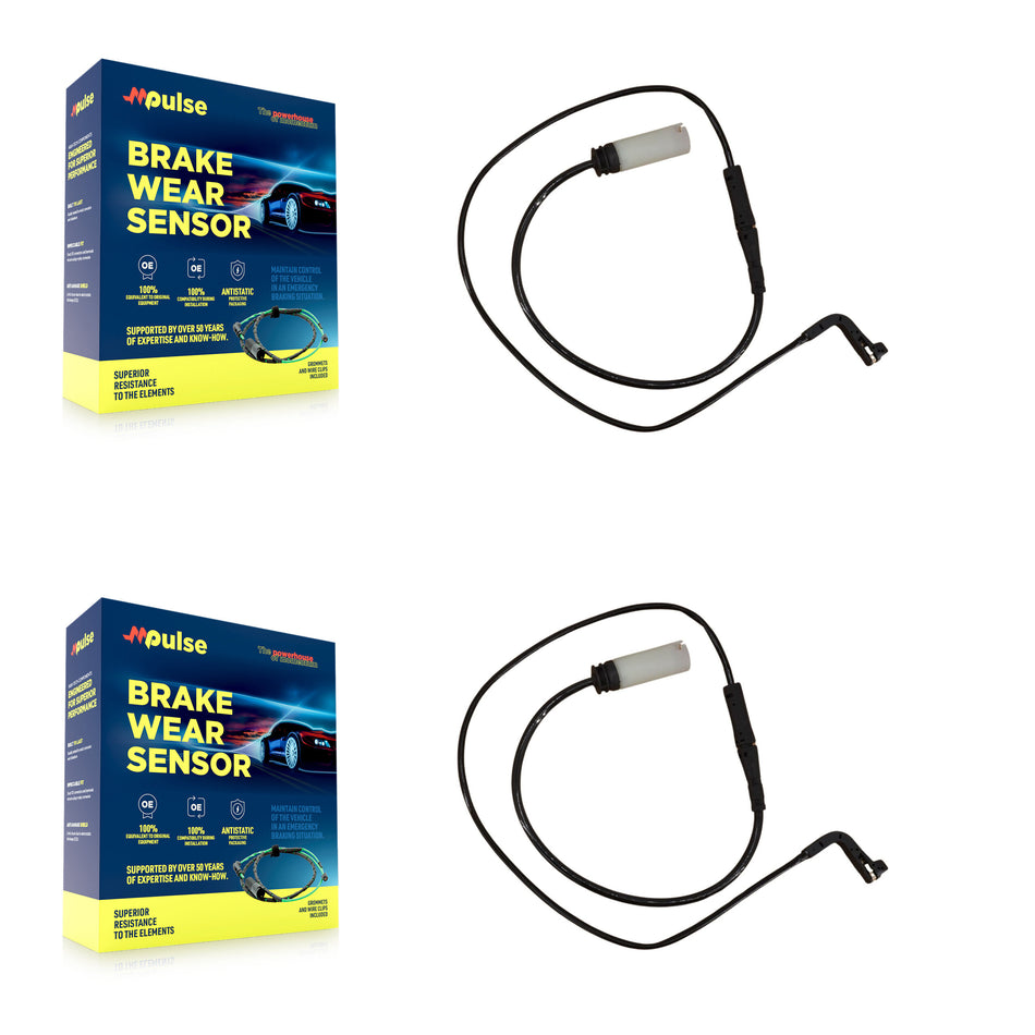 Rear Brake Pads Wear Sensor (2 Pack) For BMW 530xi 535i xDrive 535xi 525i KSE-100332