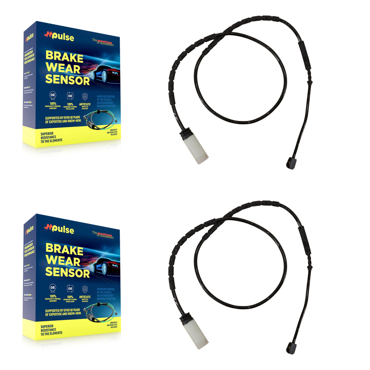 Rear Brake Pads Wear Sensor (2 Pack) For Mini Cooper Countryman Paceman KSE-100336