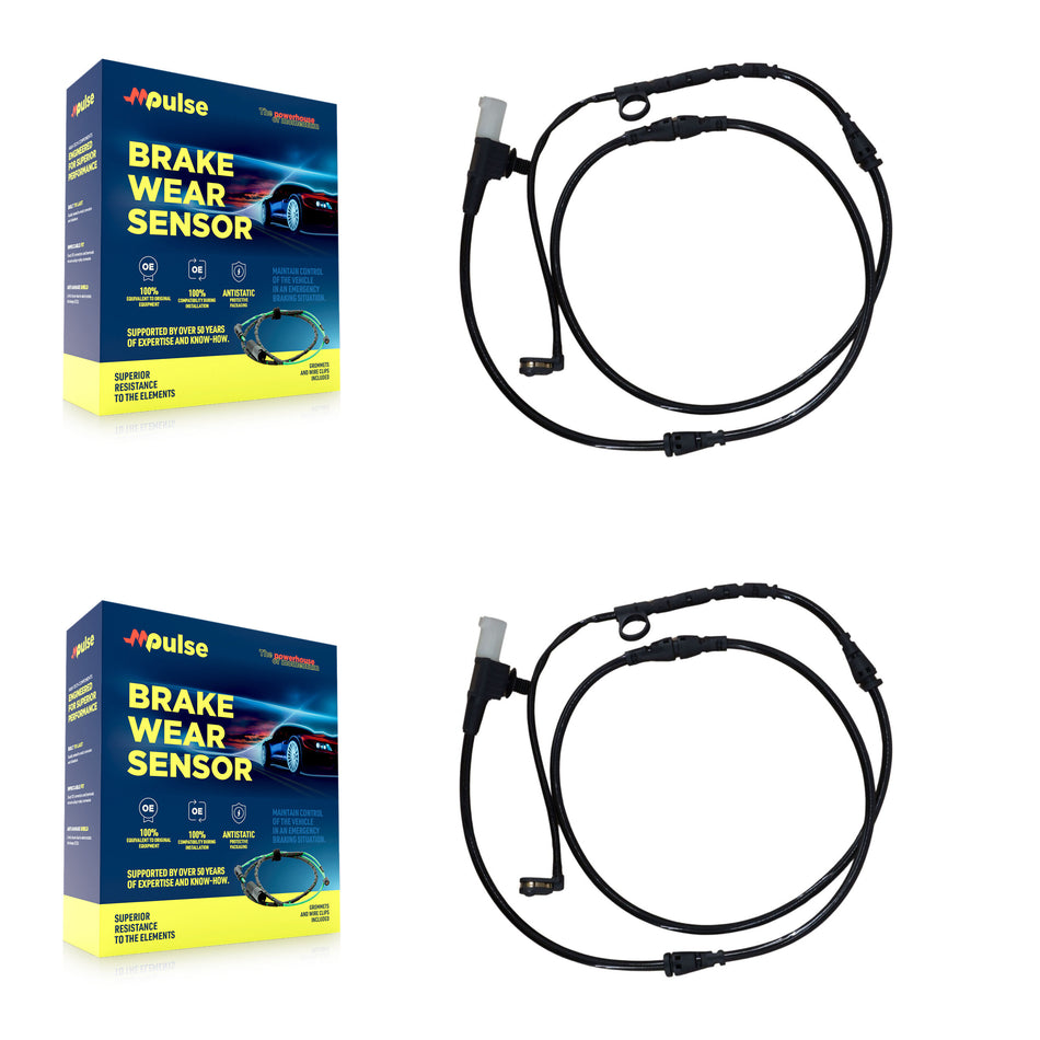 Front Brake Pads Wear Sensor (2 Pack) For 2006 Land Rover Range Sport 4.2L KSE-100342