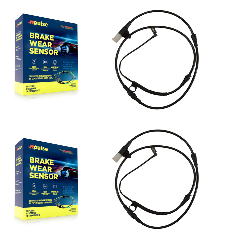 Front Brake Pads Wear Sensor (2 Pack) For 2006 Land Rover Range Sport 4.2L KSE-100346