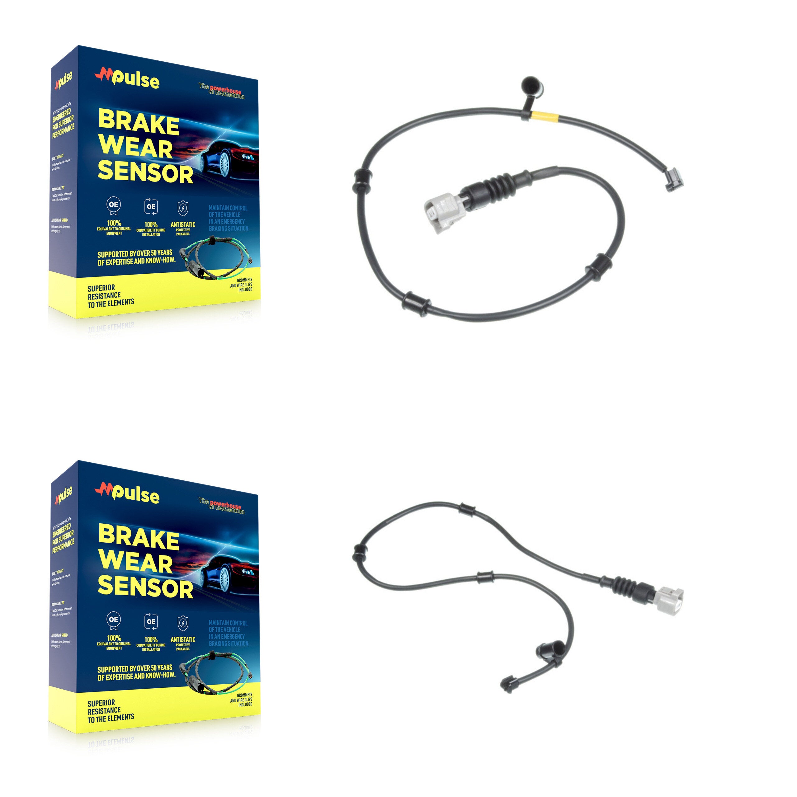 Rear Brake Pads Wear Sensor (2 Pack) For Lexus LS460 LS600h Sell Out Reorder 2BWS0046 KSE-100376