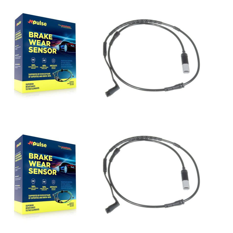 Front Brake Pads Wear Sensor (2 Pack) For 2009 BMW 750i 750Li KSE-100388
