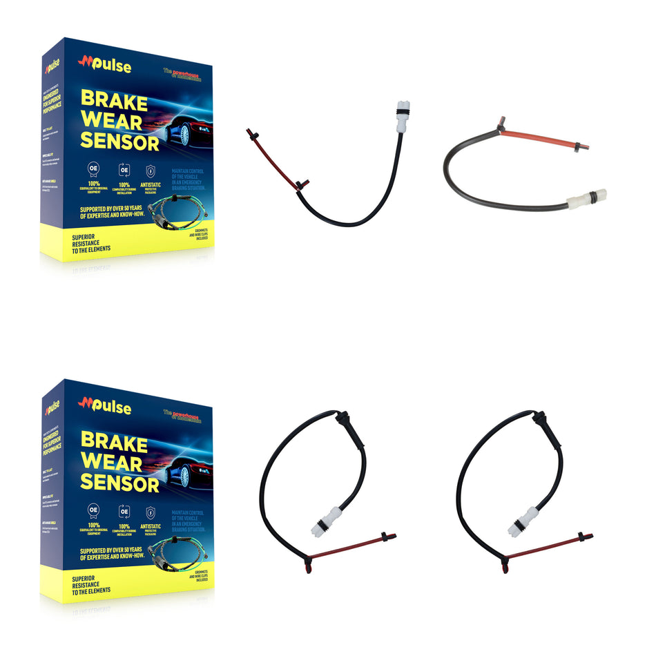 Front Rear Brake Pads Wear Sensor (2 Pack) For Porsche Boxster Cayman KSE-100393