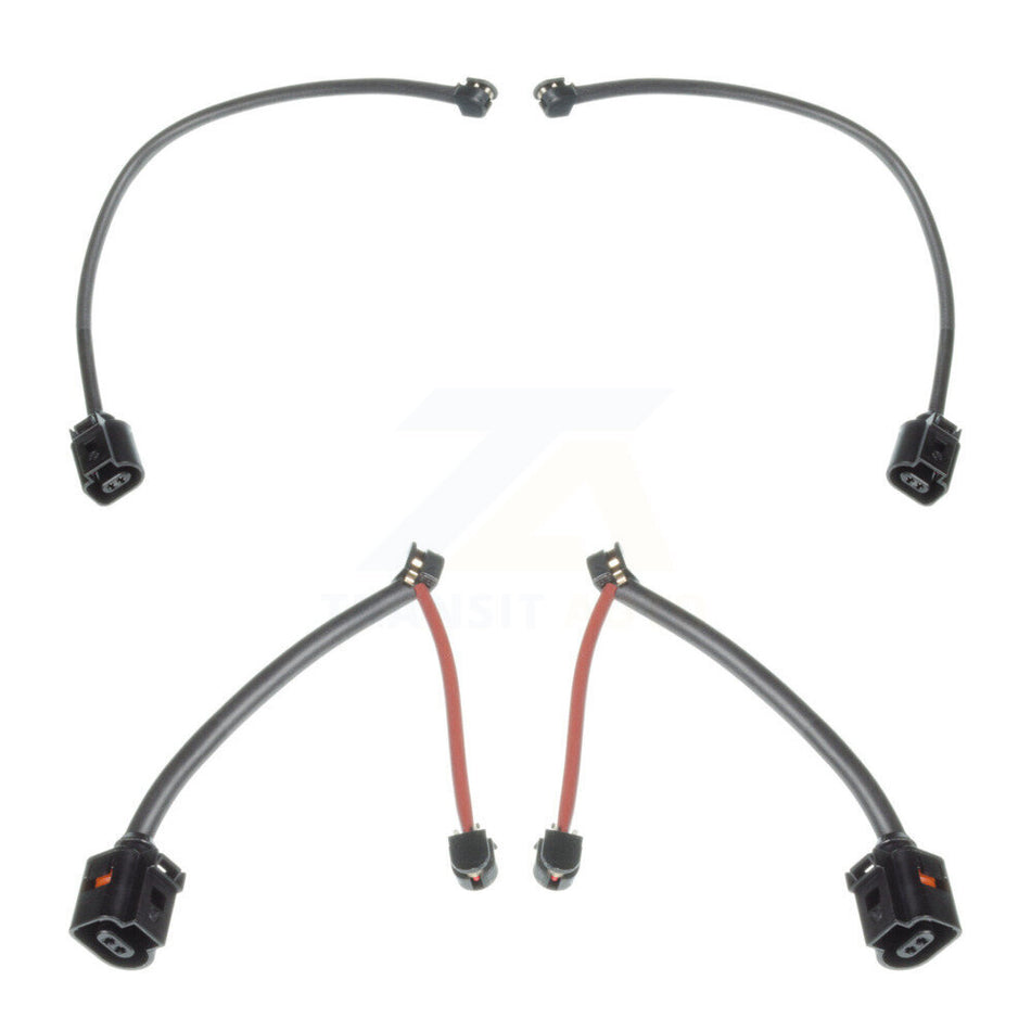 Front Rear Brake Pads Wear Sensor (4 Pack) For Porsche Cayenne Panamera KSE-100426