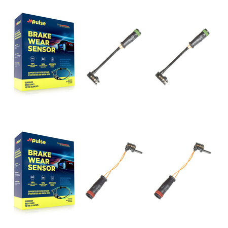 Front Rear Brake Pads Wear Sensor (4 Pack) For Mercedes-Benz GLE400 GL350 GLE43 AMG GL550 KSE-100440