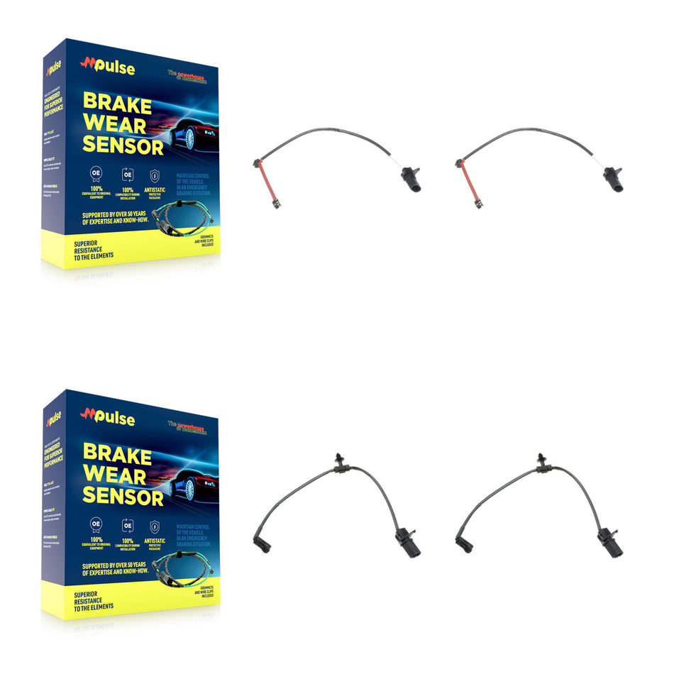 Front Rear Brake Pads Wear Sensor (4 Pack) For Audi RS5 Sportback KSE-100444