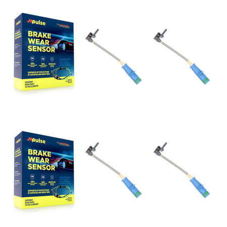 Front Rear Brake Pads Wear Sensor (4 Pack) For Mercedes-Benz S450 without Ceramic KSE-100476