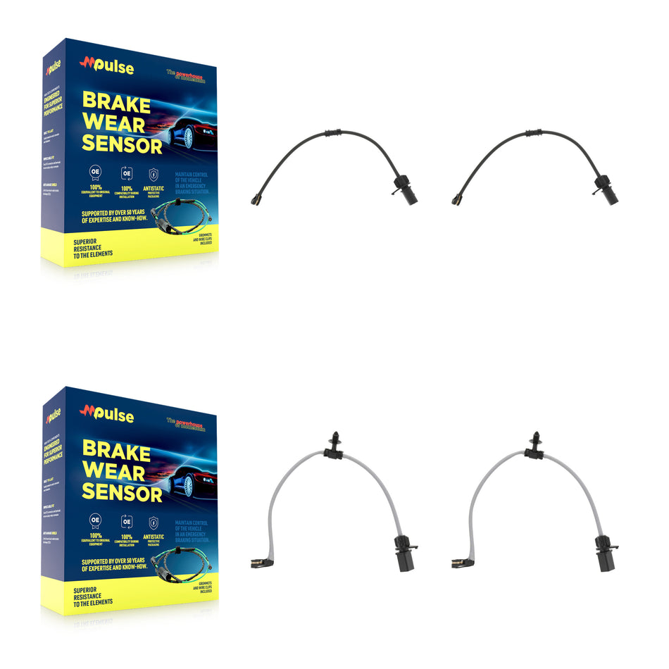 Front Rear Brake Pads Wear Sensor (4 Pack) For Audi Q5 KSE-100481