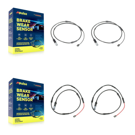 Front Rear Brake Pads Wear Sensor (4 Pack) For BMW 528i 535d KSE-100510