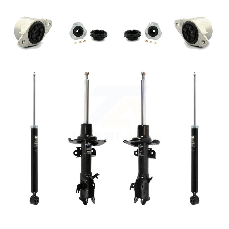 Front suspension Strut Rear Shock absorber & Hardware Kit (8Pc) For 2011-2014 Mazda 2 KSH-100542