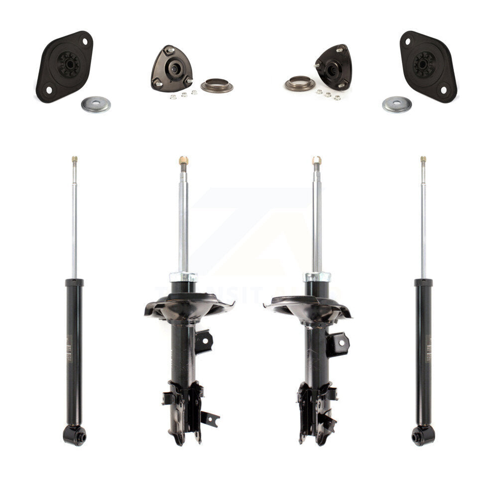 Front Strut Rear Shock & Hardware Kit (8Pc) For 2006-2011 Hyundai Accent Kia Rio Rio5 KSH-100551
