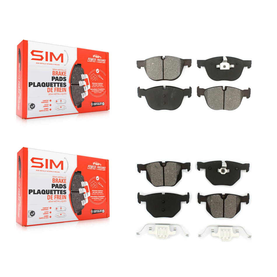 Front Rear Semi-Metallic Brake Pads Kit For BMW X5 X6 KSM-100103