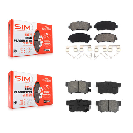 Front Rear Semi-Metallic Brake Pads Kit For 2010-2013 Suzuki Kizashi KSM-100140