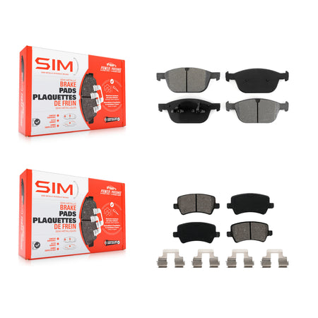 Front Rear Semi-Metallic Brake Pads Kit For Volvo XC60 KSM-100155