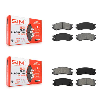 Front Rear Semi-Metallic Brake Pads Kit For Saturn SC1 SL1 SC2 SL2 SW1 SW2 SL SC KSM-100255