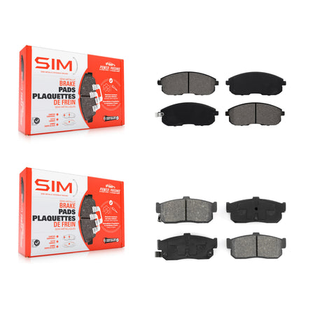 Front Rear Semi-Metallic Brake Pads Kit For Nissan Altima Maxima Sentra INFINITI I30 G20 KSM-100288