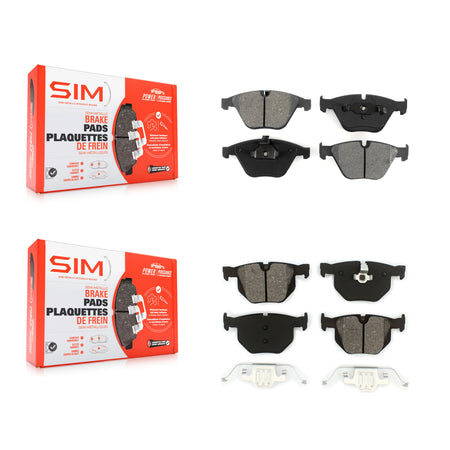 Front Rear Semi-Metallic Brake Pads Kit For BMW 530i 530xi 528i xDrive 525i 535i 535xi KSM-100414