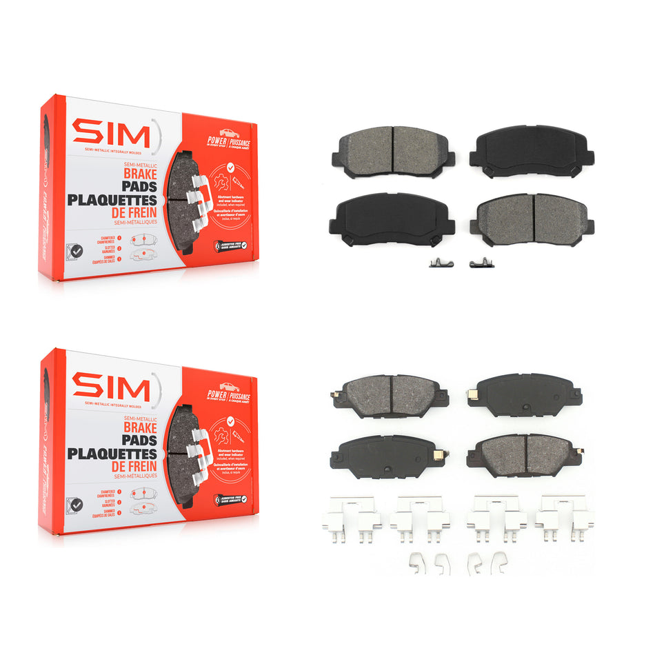 Front Rear Semi-Metallic Brake Pads Kit For Mazda CX-5 KSM-100459