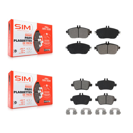 Front Rear Semi-Metallic Brake Pad Kit For Mercedes-Benz GLA250 CLA250 B250 INFINITI QX30 KSM-100512