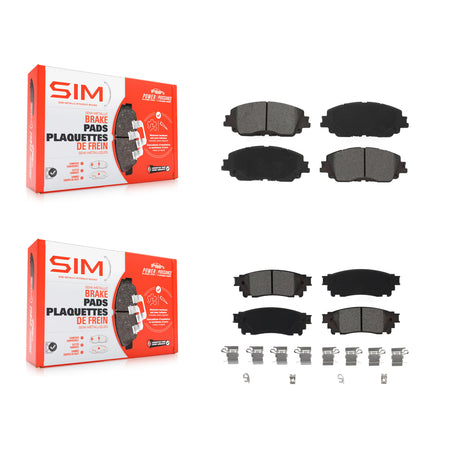 Front Rear Semi-Metallic Brake Pads Kit For Toyota RAV4 Camry C-HR Lexus Corolla Cross KSM-100534