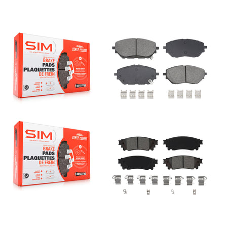Front Rear Semi-Metallic Brake Pads Kit For Toyota C-HR KSM-100605