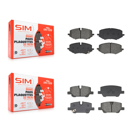 Front Rear Semi-Metallic Brake Pads Kit For Chevrolet Trailblazer Buick Encore GX KSM-100628