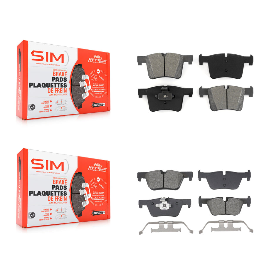 Front Rear Semi-Metallic Brake Pads Kit For BMW 320i xDrive 328i 328d KSM-100639