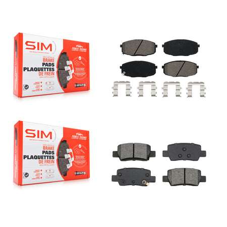 Front Rear Semi-Metallic Brake Pads Kit For Kia Seltos With Electric Parking KSM-100710