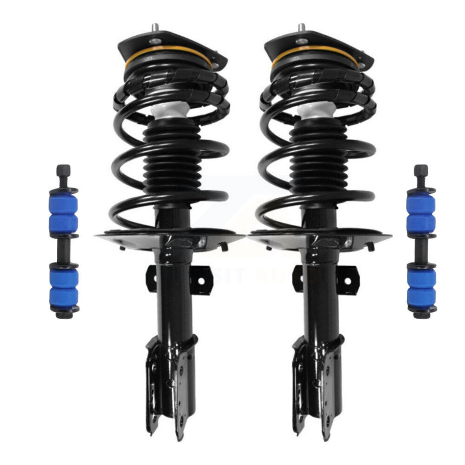 Front Complete Shock Assembly And TOR Link Kit For 2004-2008 Pontiac Grand Prix With 34mm Diameter Bar KSS-100473