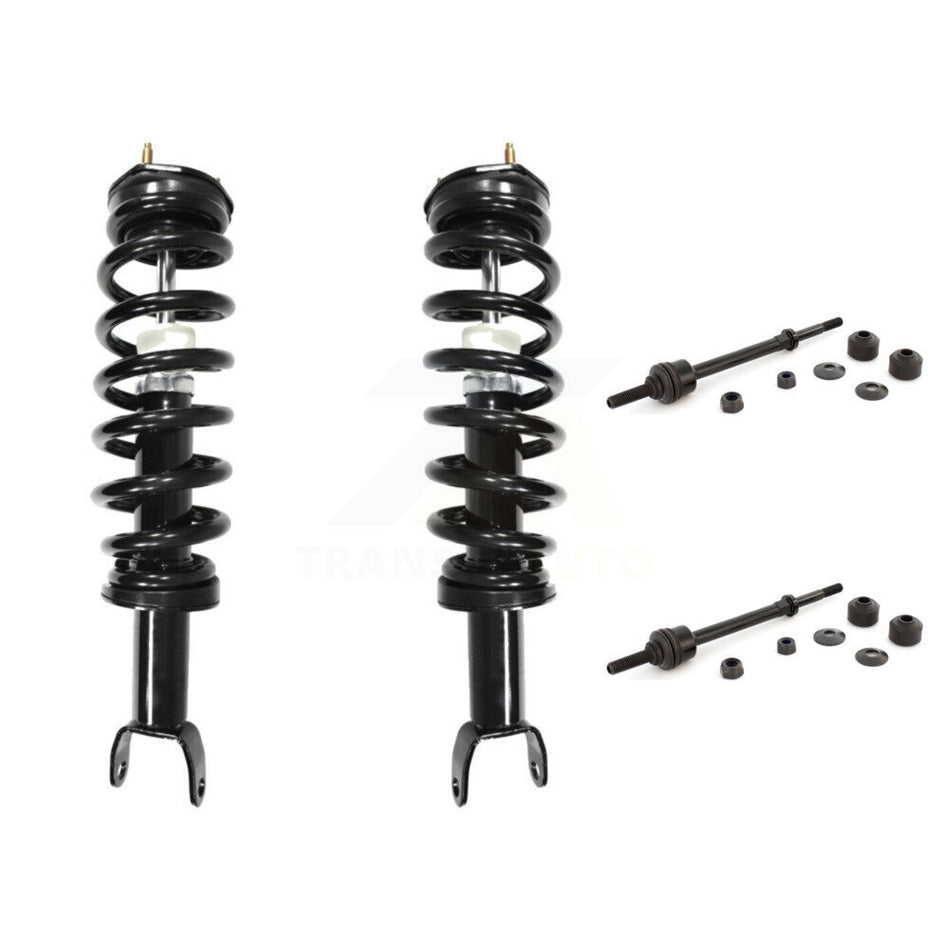 Front Complete Shock Assembly And TOR Link Kit For Ram 1500 Dodge Classic Excludes Rear Wheel Drive TRX Models With Air Ride/Lift Suspension 4WD KSS-100524