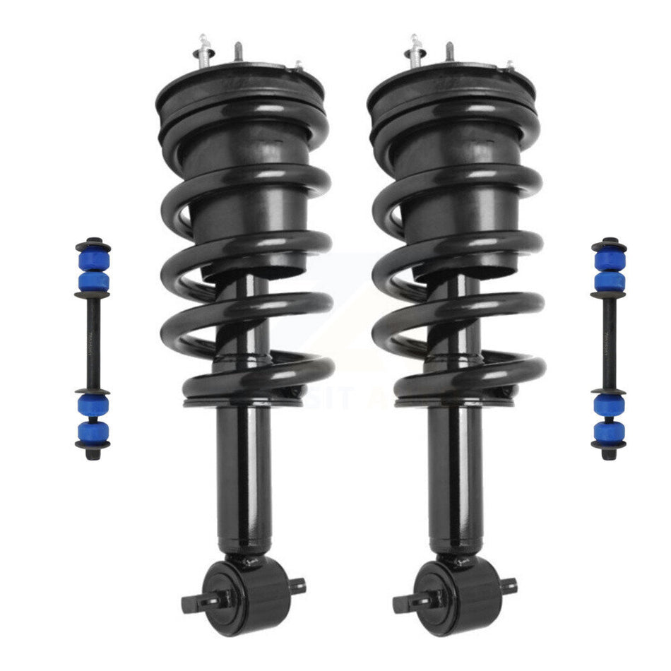Front Complete Shock Assembly And TOR Link Kit For Chevrolet Silverado 1500 GMC Sierra LD Limited Excludes All Wheel Drive RWD KSS-100525