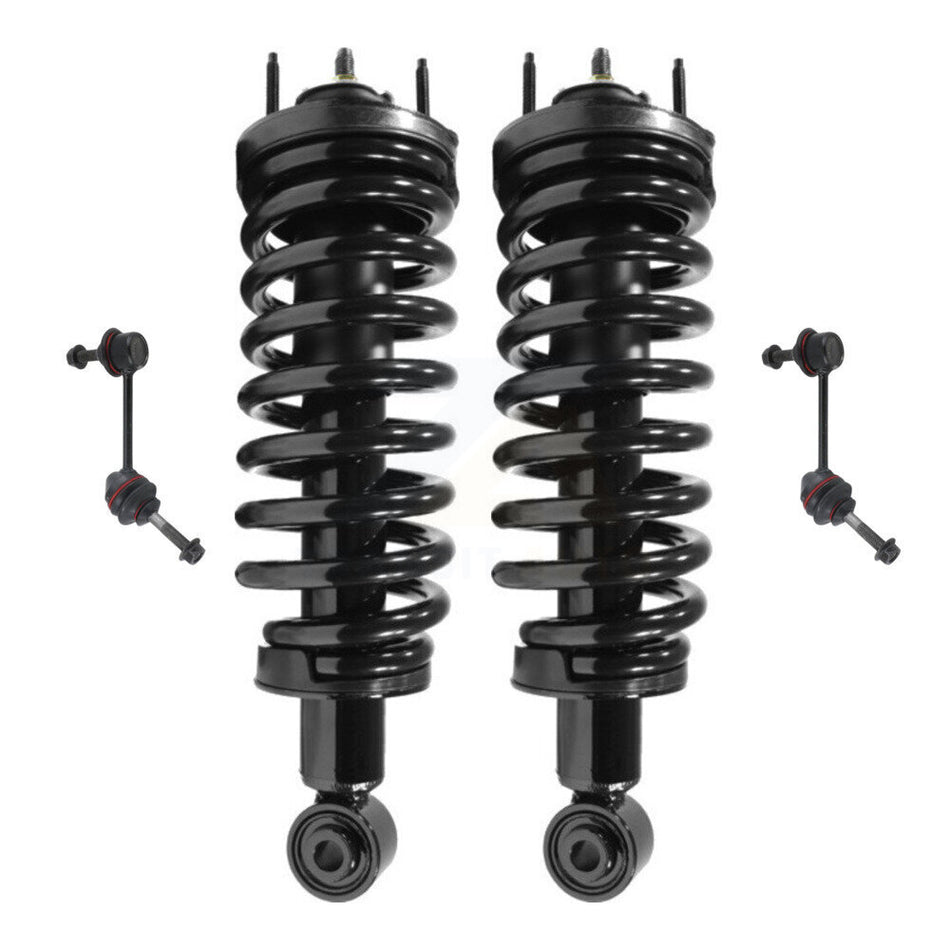 Front Complete Shock Assembly And TOR Link Kit For Ford Crown Victoria Mercury Grand Marquis Lincoln Town Car Marauder Excludes Limo Commercial Models KSS-100530