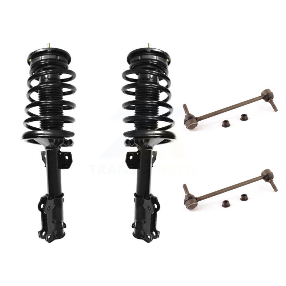 Front Complete Shock Assembly And TOR Link Kit For 2005-2010 Ford Mustang Excludes Performance Suspension KSS-100535