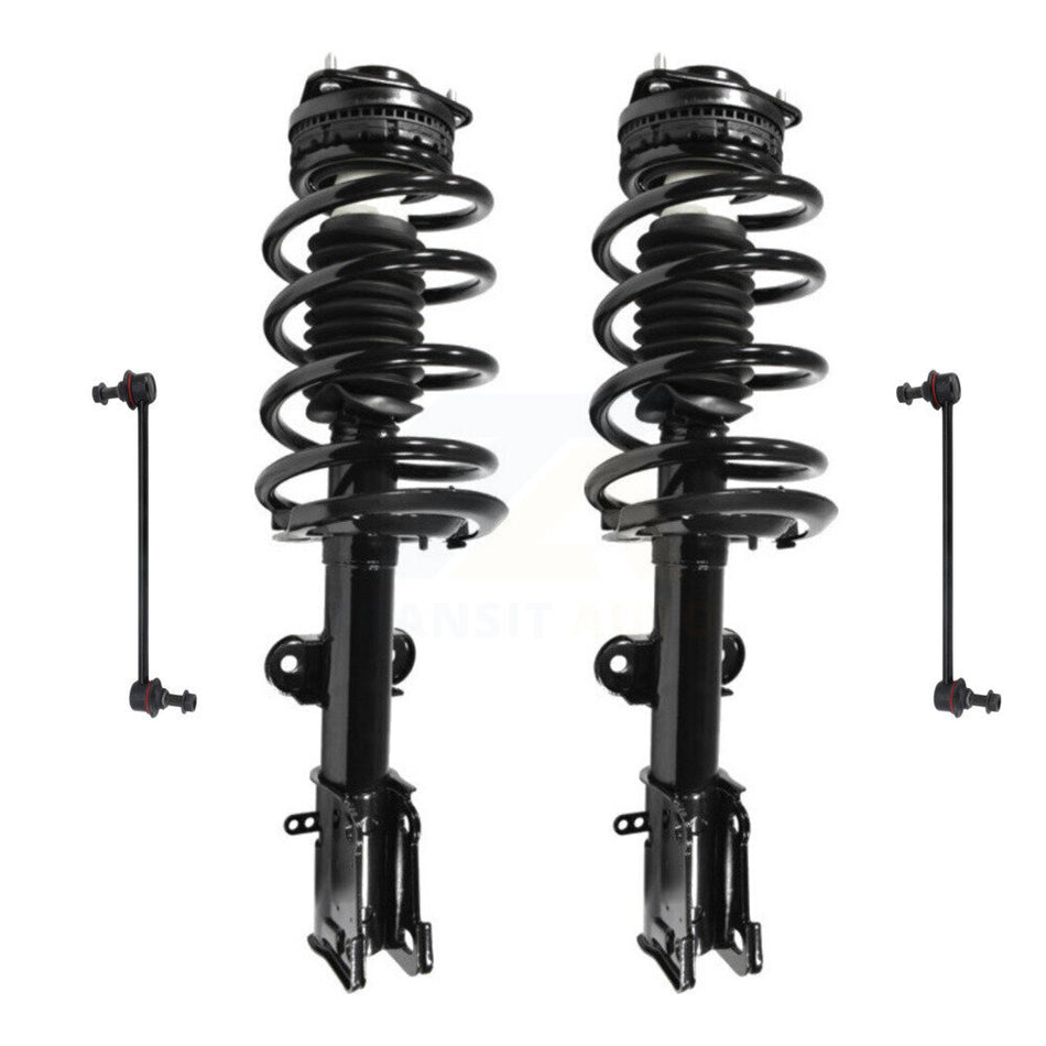 Front Complete Shock Assembly And TOR Link Kit For Dodge Grand Caravan Chrysler Town & Country Volkswagen Routan Ram C/V EXCLUDES MODELS WITH NIVOMAT REAR SUSPENSION KSS-100536
