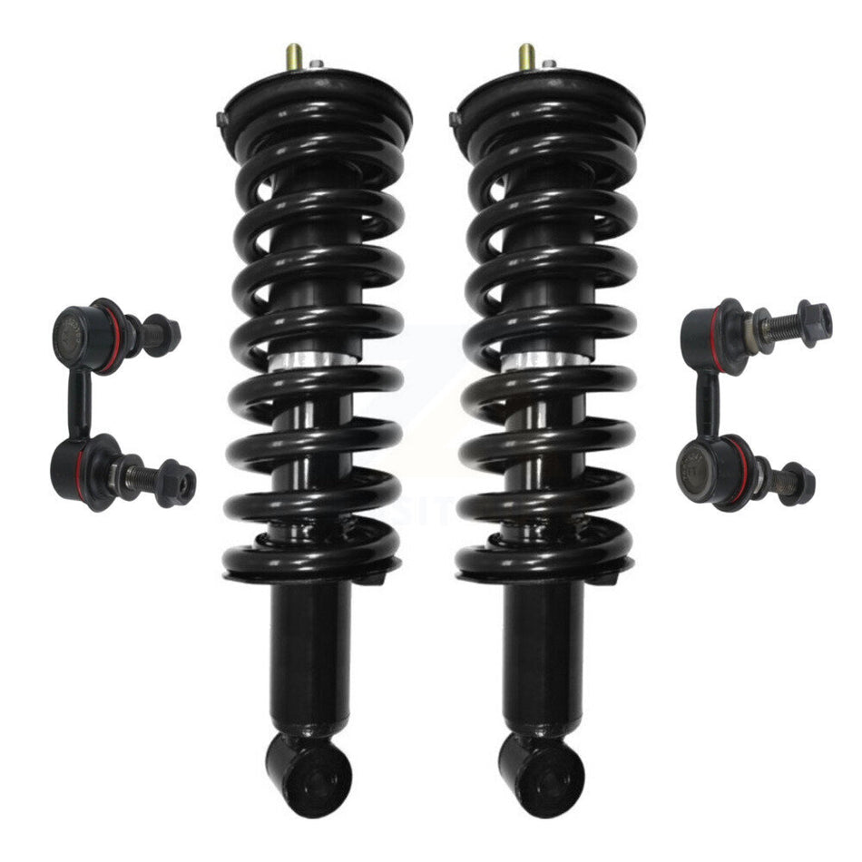 Front Complete Shock Assembly And TOR Link Kit For Nissan Pathfinder Xterra KSS-100547