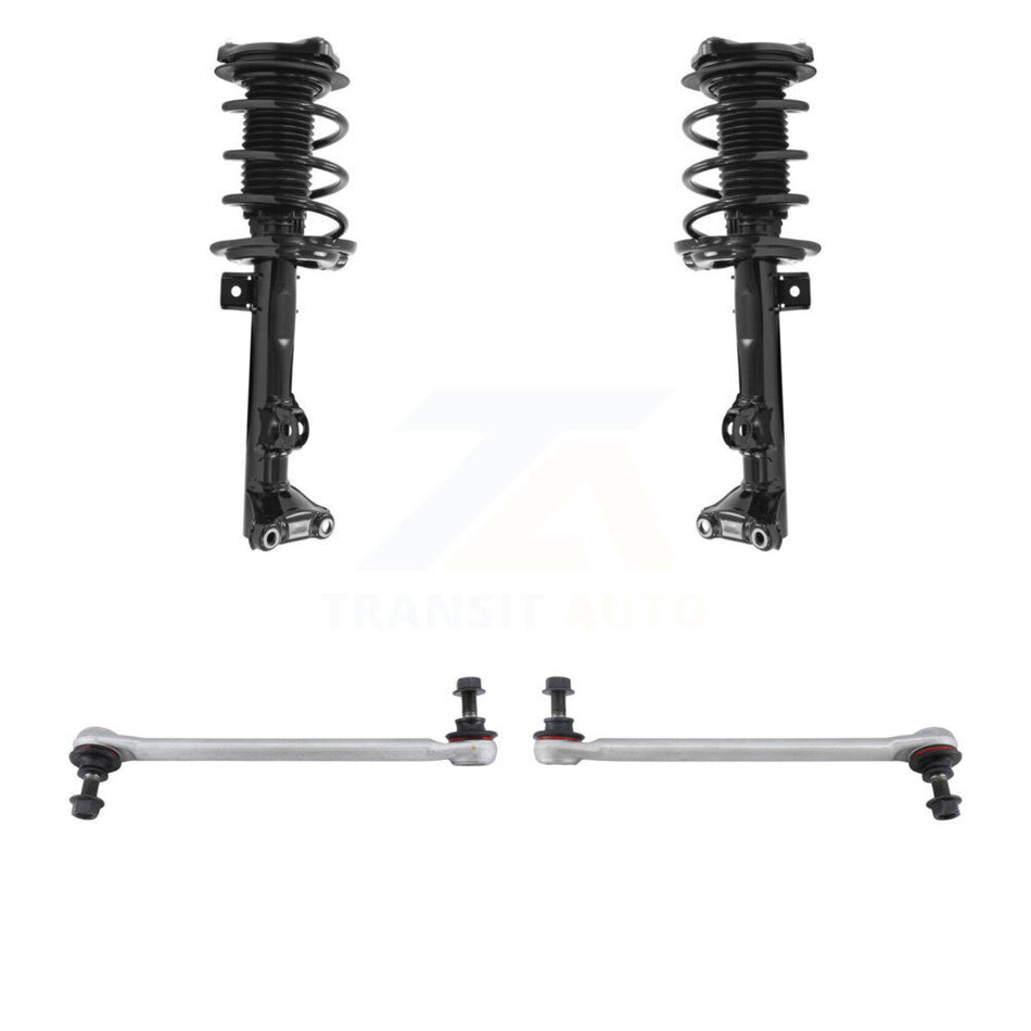 Front Shock Assembly And TOR Link Kit For Mercedes-Benz E350 E400 4Matic with Coupe AWD KSS-100553