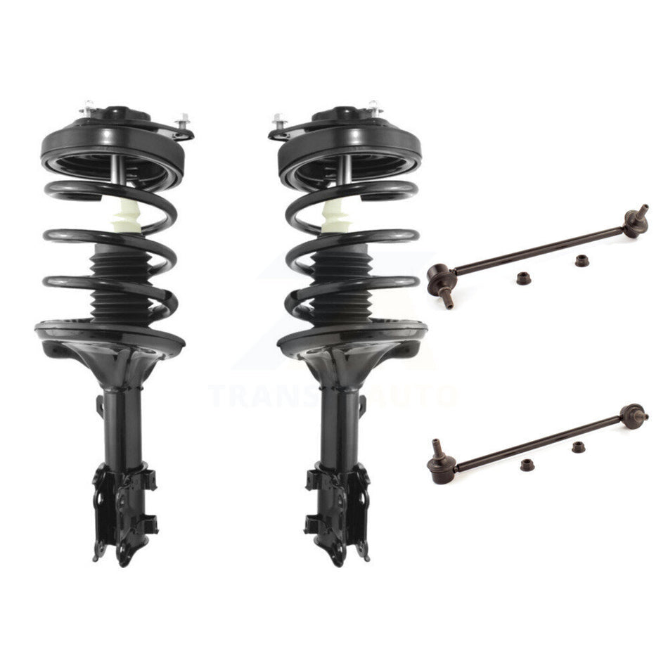 Front Complete Shock Assembly And TOR Link Kit For Hyundai Tiburon Exclude GT Limited Model Models with Sport Suspension KSS-100563