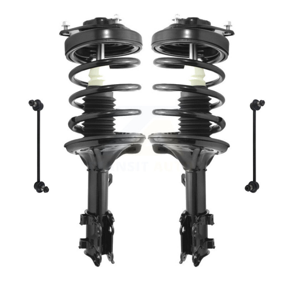 Front Complete Shock Assembly And TOR Link Kit For Hyundai Tiburon Exclude GT Limited Model Models with Sport Suspension KSS-100563